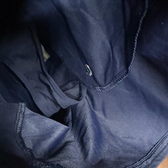 Lands' End Women's XS, XS LONG Deep Sea Navy Quick Dry Swim Shorts With Panty - Picture 3 of 7